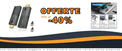 Transmettitore e Ricevitore HDMI Wireless 2,4/5G 1080P Plug & Play