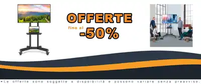 RFIVER Trolley per TV 32-80 Pollici - Supporto Ruotante