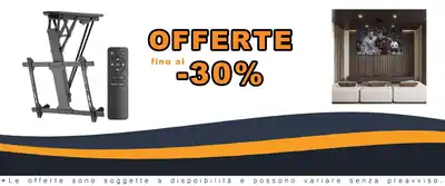 Scaffalaggio televisivo per soffitto MC-880 Max 35 kg