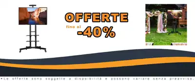 Stand TV Yaheetech 30-60 Pollici Carica 50 Kg 3 Mensole