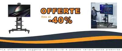 Stante dirai stand TV mobile ONKRON TS1552-B 40-70 Pol Black