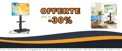 Supporto mobile TV ruote 32-55 pollici VESA 400 x 400 mm