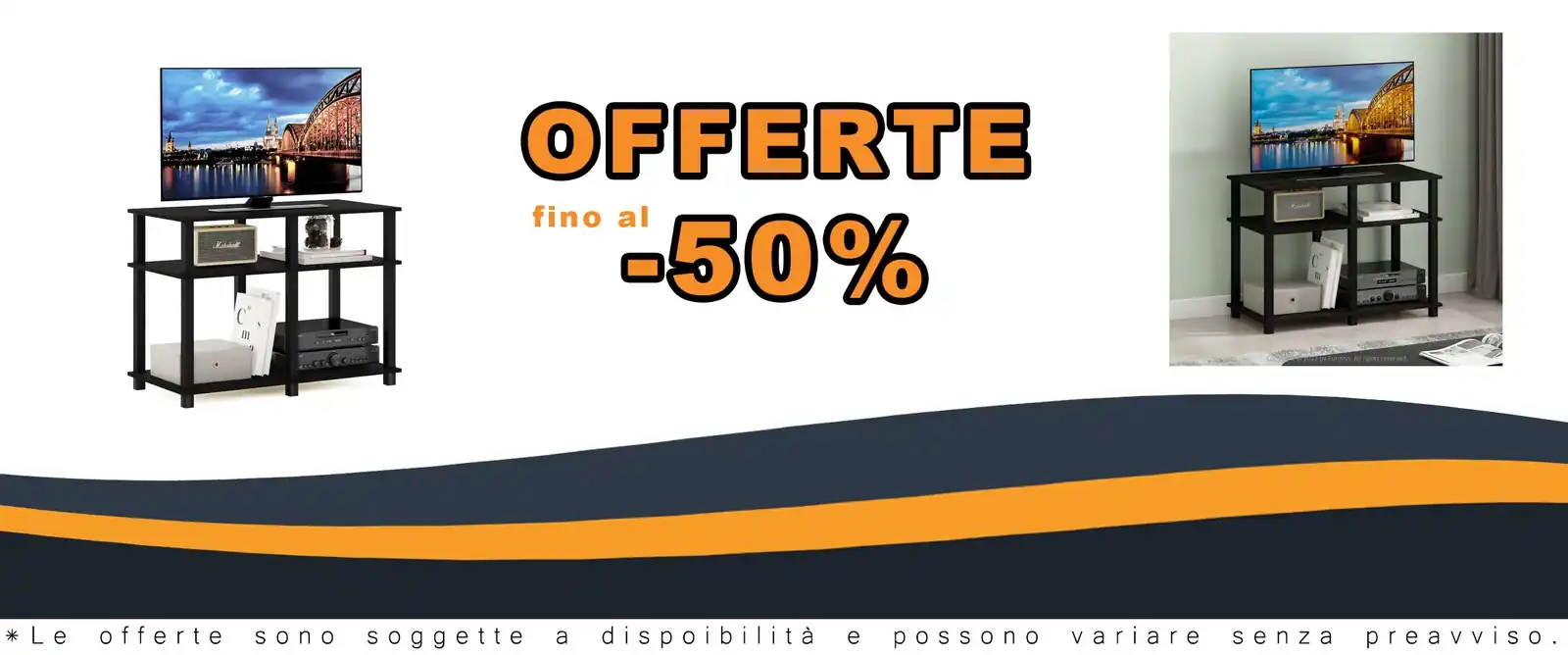 Stand TV Espresso/Black fino a 40 pollici