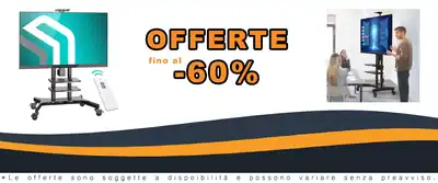 TV Mobile Onkron TS1881E-B 50-86 Pollici Black