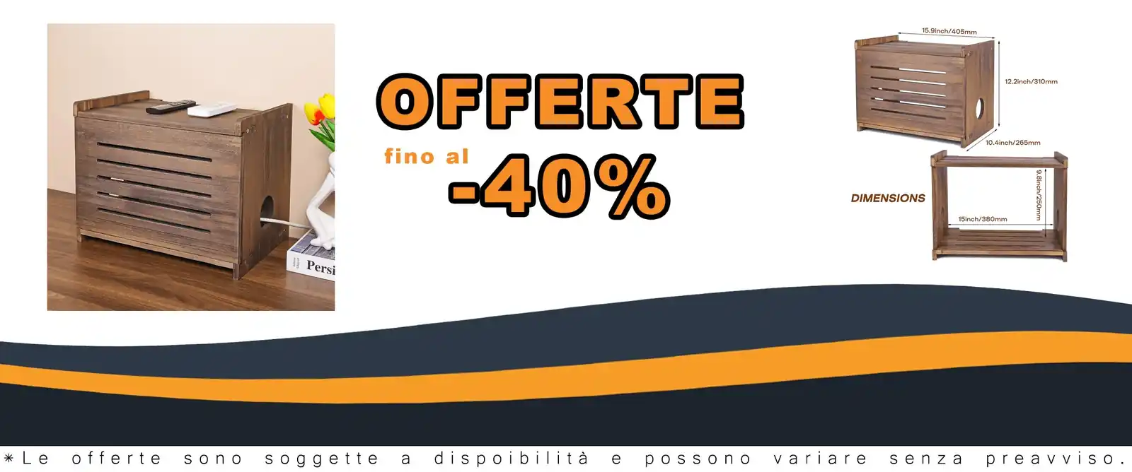 Supporto muro retrattile per router e projector