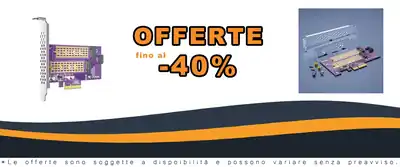Adattatore SSD M.2 NVMe 4 Porte PCIe 3.0