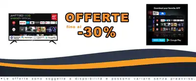 Antteq AG42F3 TV 42 Pollici Smart LED Voce