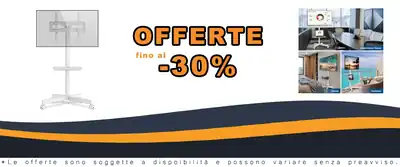 TV Stante con Ruote RFIVER 27-60 Pollici Standing Stand TV